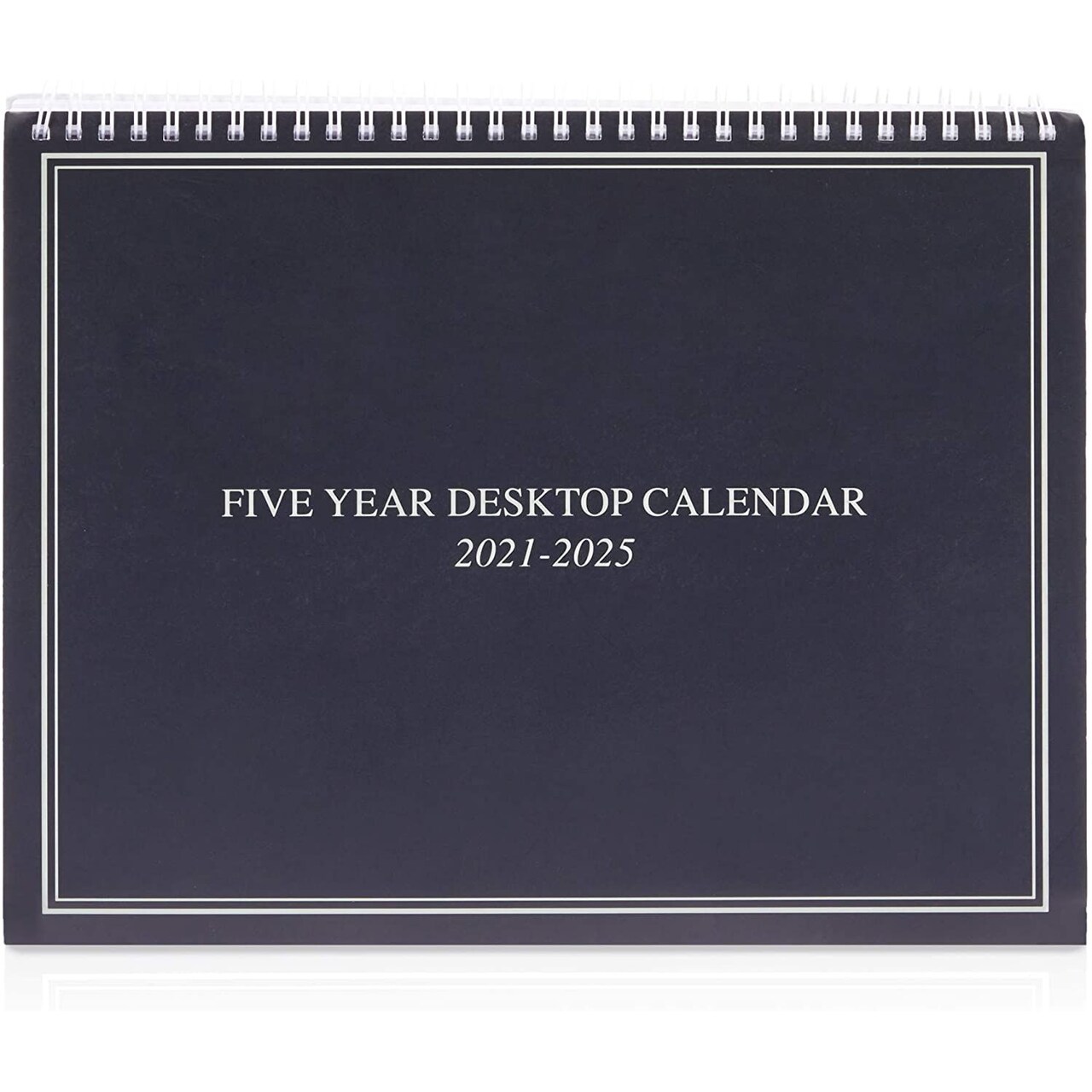 Large 5 Year Monthly Desk Calendar 2021- 2025 for Appointments, Spiral Bound Flip Organizer with Tabs (9 x 11 In)